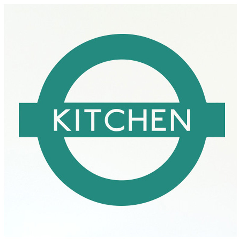 Wall Decal, Aqua Green, Large