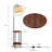 62'' Adjustable Tray Table Floor Lamp-233047665