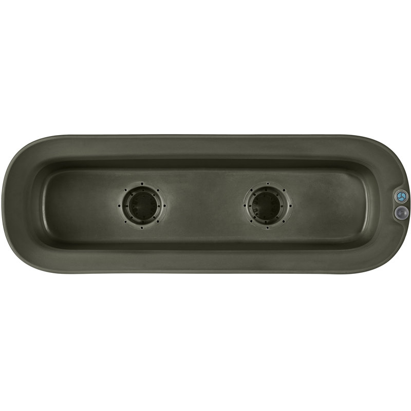 BOÎTE À PLATEAUX MODULAIRE, Olive, 40 po x 14 po x H 30 po - Mur de jardinière d'int