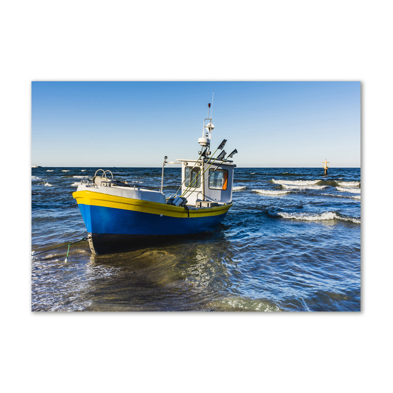 Cutter At Sea - Wrapped Canvas Print
