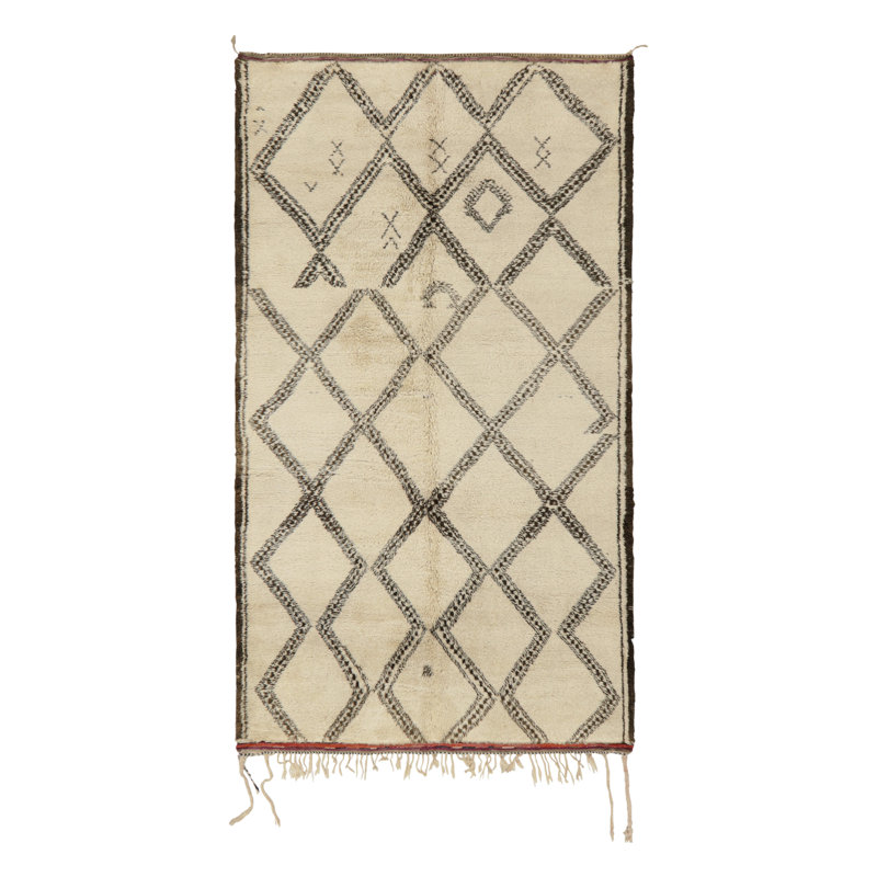 One-of-a-Kind 6’7”x11’9” Hand Knotted Area Rug