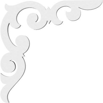 5/8"W X 12"D X 12"H Kendall Architectural Grade PVC Bracket