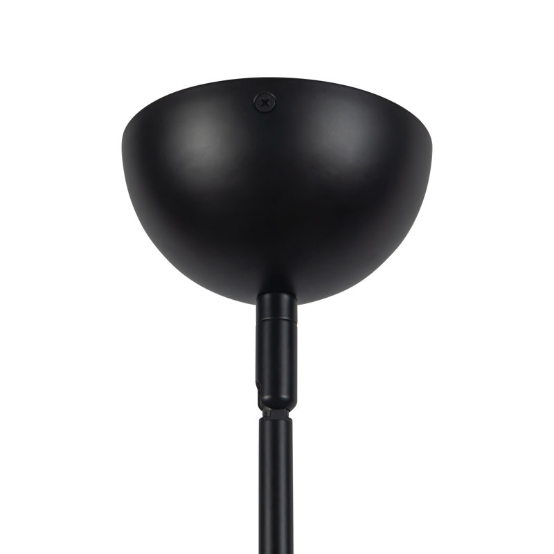 Lustre noir mat 26 po Ember, Noir mat