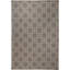 Geometric Area Rug in Gray
