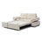 77" Pull Out Sofa Bed, 3-In-1 Convertible Sleeper Sofa With Teddy Chaise-1118742831