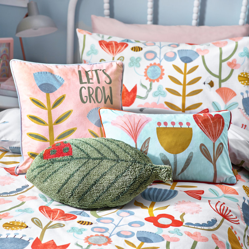 Kian Floral Square Cushion Cover
