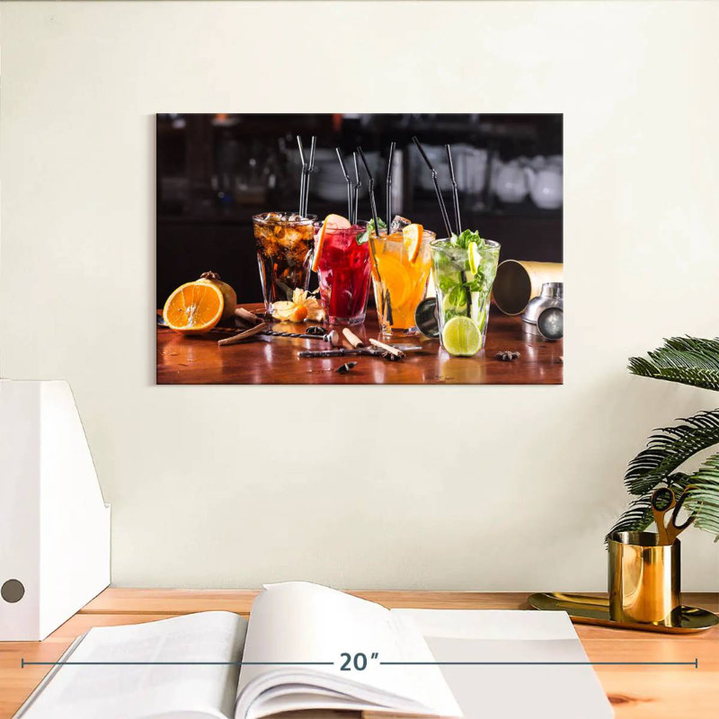 Yarlin Cocktails Selection, 8" H x 12" W