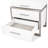  Marquee 26" Wide 3-Drawer Nightstand - Cloud WHite