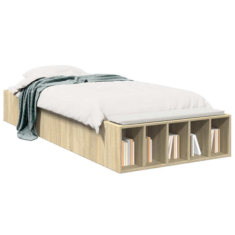 Bed, Sonoma Oak