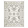Majestic Gurtrude Ivory/Gray Traditional Oriental Floral Border Area Rug