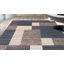Tapis bleu touffeté à motif géométrique Allyne-1278533769
