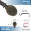 Tringle à rideaux simple ajustable 1 po Danika-1290055339-1290055334