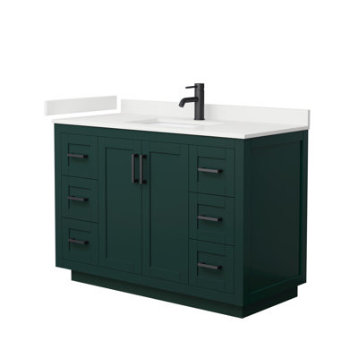Miranda 48" Freestanding Single Bathroom Vanity with Quartz Top