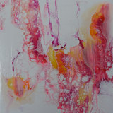 Sunset Contrails Painting by Cynthia White