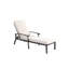 Chaise longue réglable en fonte d'aluminium avec roulettes, résistante aux intempéries-940496600