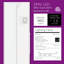 Éclairage sous le meuble à DEL 3 niveaux 24 pouces Inlight, câblé ou branché, sélectionnable blanc 2700K / 3000K / 4000K, à intensité variable, finition blanche, IN-0210-3-112950969