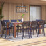 Anautica 8 - Person Patio Dining Set with Rectangular Table