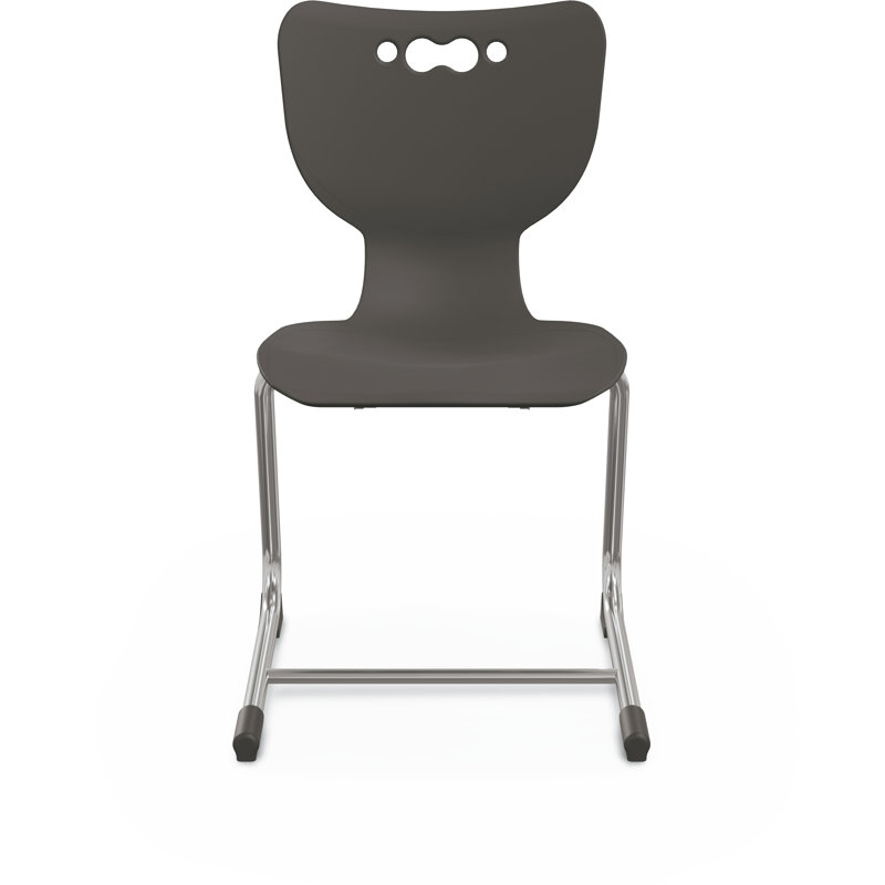 Chaise de classe en porte-à-faux Hierarchie, Noir, Chaise 14 po