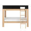 Lit superposé simple en bois massif Ambur-124577366