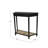 Carterlee Demilune Console Table with Cane Shelf-434063002