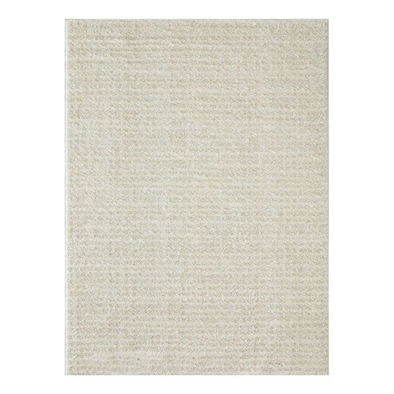 Tapis d'intérieur en polyester tissé à la machine Jabali, Rectangle 9 pi 10 po x 12 pi 10 po