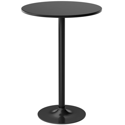 Kynnlie Round Marble Top Metal Base Dining Table