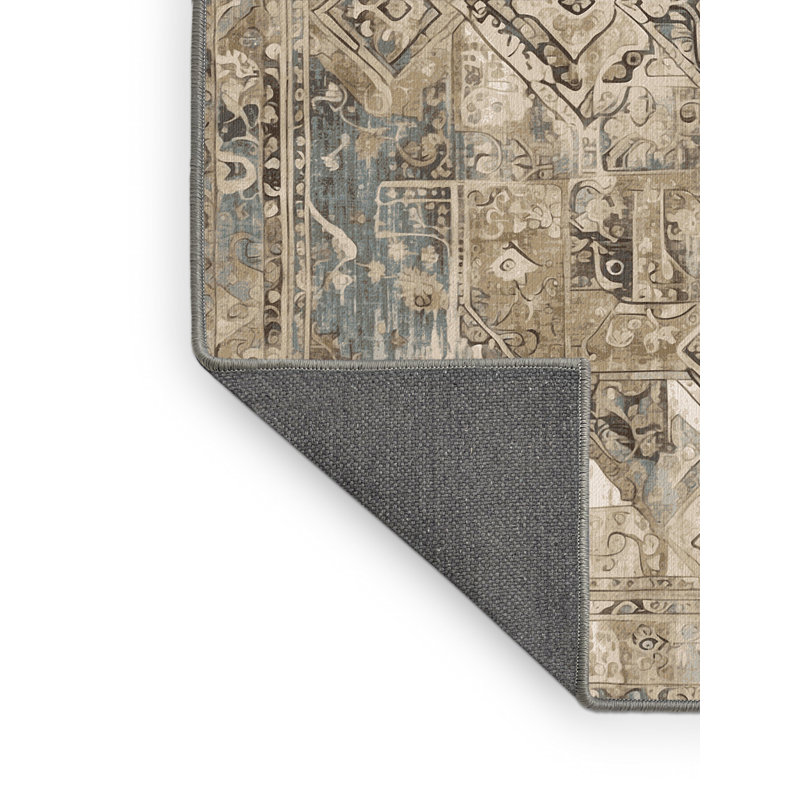 Heritage Bloom Rug, Square 5'