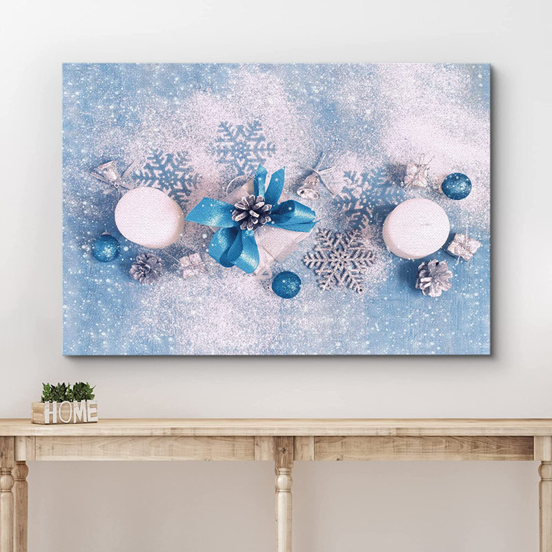 «Christmas Holiday Celebration», impression sur toile tendue, H 24 po x l 36 po x P 1,5 po
