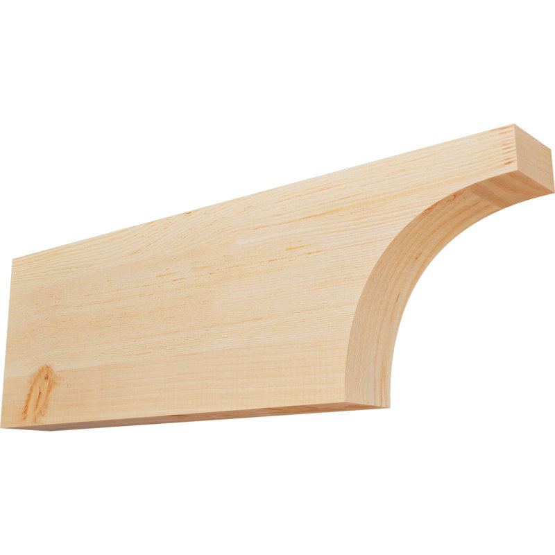 Queue de chevron lisse Huntington, Sapin de Douglas, 10"H x 3 1/2"W x 32"L
