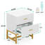 Table de chevet en fer avec 2 tiroirs-61191860-31198633