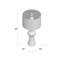 Ensemble de lampes de table 30 po Chanse-22128180