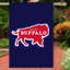 Drapeau extérieur rouge et blanc Buffalo-79833435