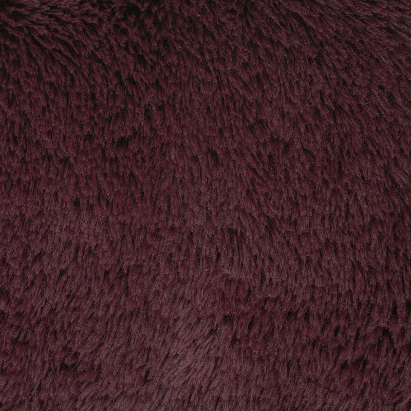 Minnie 41.7"W Low Back Upholstered Accent Chair, Wine Red