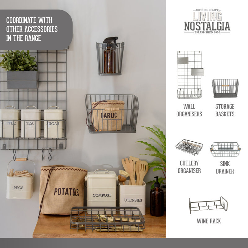 Living Nostalgia Wire 6 Bottle Carrier