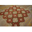 Antique American Hooked Rug America Geometric Hand-Woven