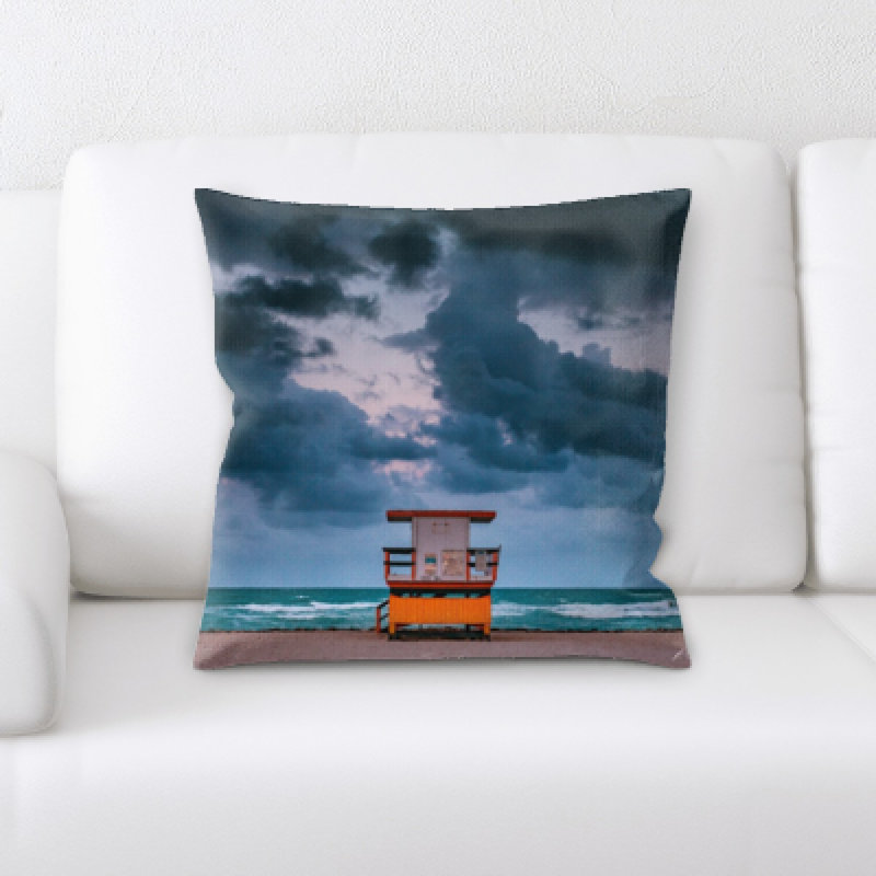 Microsuede Throw Pillow