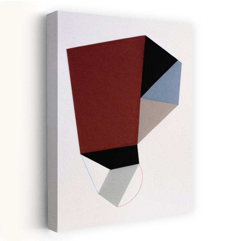 Contemporary Art Abstract Contemporary Geometric Wall Art by Ildefonso Martin - Wrapped Canvas Print, 91.44 cm H x 60.96 cm W