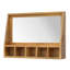 Sahara Flat Mirror with Shelves