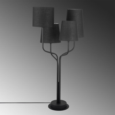 Lampe de table blanche 35,43 po Ingrid