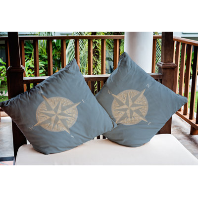 Compass Pillow Cover & Insert