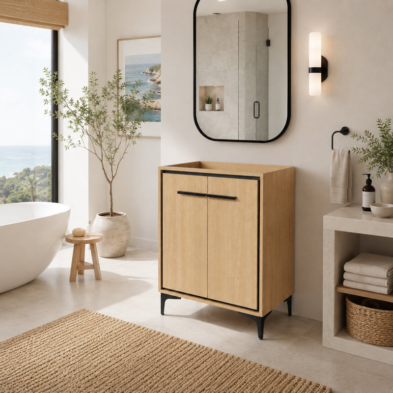 17.92'' Single Bathroom Vanity Base Only