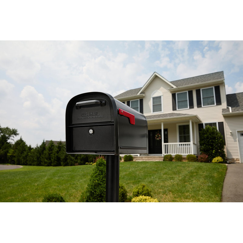 360 Locking Parcel Mailbox, Extra Large, Black