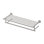 Porte-serviettes mural Latitude II | Porte-serviettes en acier inoxydable de style hôtel avec barre à serviettes