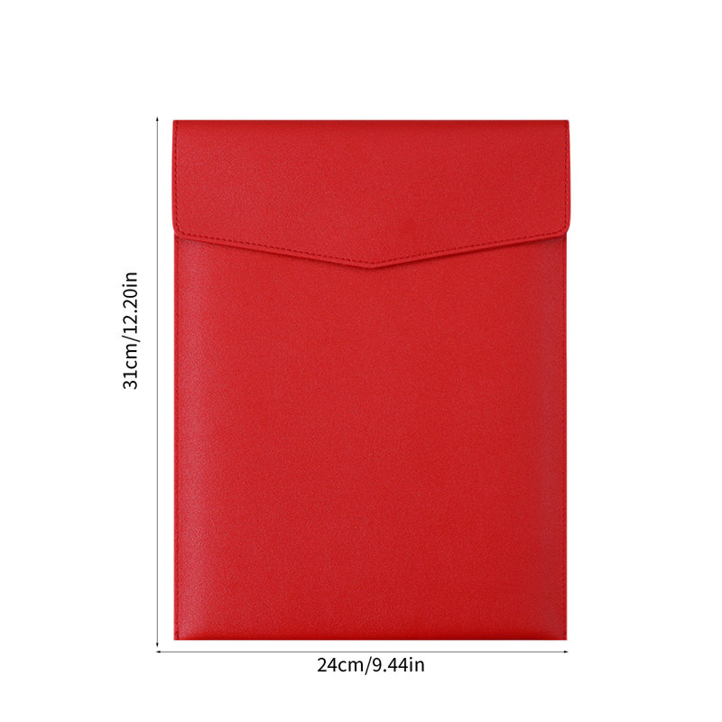Sac à dos en similicuir A4, Red