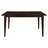 Gianna Cappuccino 5-Piece Rectangular Dining Set