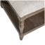 Banc d'appoint capitonné avec tablette