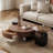 Modern creative storage coffee table set