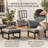 Cogbill 109.6 Wide 8 - Person Aluminium Outdoor Seating Group with Cushions-455291412-455291414