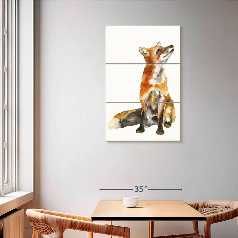 Brampt Sly Fox I, 57" H x 36" W