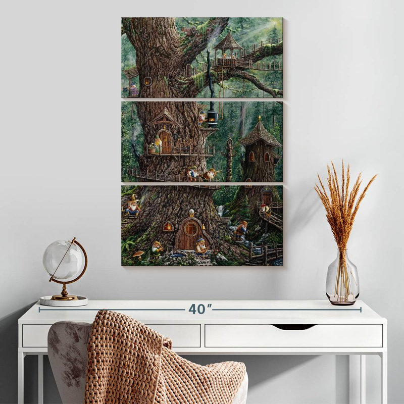 Kelan Gnomes Sweet Home, H 32 po x l 20 po